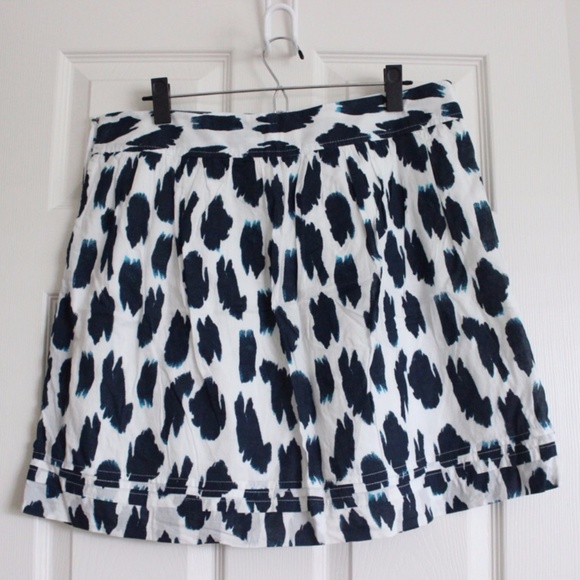 Loft White & Blue Skirt - Picture 1 of 7